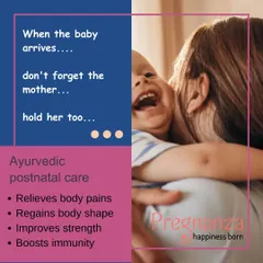 We believe that when a baby arrives, the mother needs just as much care and attention. Our Ayurvedic postnatal care program is designed to support you completely, helping to relieve body pains, regain strength and shape, and boost your immunity during this crucial recovery period.