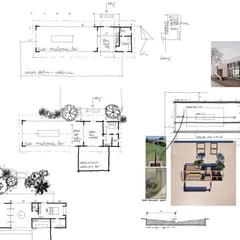 For us, everything begins with a sketch. It is our way of thinking, of giving form to an idea as it evolves. These initial drawings for an artist's studio show the journey from a loose concept to a more defined architectural plan, long before any software is opened.
