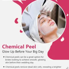 For brides seeking smooth, glowing skin before their wedding day, chemical peels are an excellent option. The treatment removes dead skin cells, revealing a brighter complexion perfect for the big day.