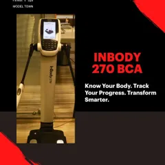 We use the InBody 270 Body Composition Analyzer to go beyond the scale. This technology provides a detailed analysis of your muscle mass, body fat percentage, and water levels, allowing us to track your progress accurately and tailor your program for smarter, more effective transformations.