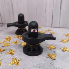 Maha Shivaratri ke avsar par, yeh Shiv Ling idol aapke pooja sthan ke liye ekdum sahi hai. Iske saath aapko golden bilva patra bhi milenge.