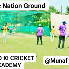 Munaf Patel observing a net session at our academy. Having a World Cup winner on the ground gives our players immense confidence and valuable insights.