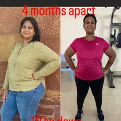 In just four months, this client lost 12 kgs, but more importantly, her BMI dropped from 44 to 33. My specialized nutrition plans for women focus on sustainable fat loss and improving key health markers.