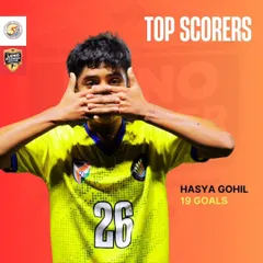 Highlighting our U13 top scorer, Hasya Gohil, who scored an incredible 19 goals in the Leno Premier League.