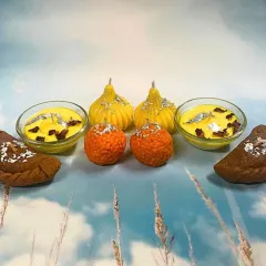 Celebrate Raksha Bandhan with sweetness that lights up the soul. My Mithai Candle collection is inspired by traditional Indian sweets like modak, ladoo, and gujiya.