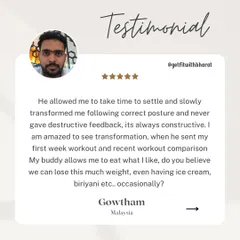 Yes, you can lose weight while eating your favorite foods like biryani and ice cream. My coaching philosophy is about balance and portion control, not deprivation. I teach you how to fit the foods you love into a healthy lifestyle.