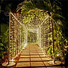 This magical tunnel of fairy lights is one of the many enchanting pathways that connect our different event spaces, creating a beautiful journey for your guests.