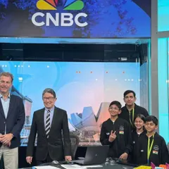 We are incredibly proud when our students apply their communication skills beyond the classroom. Here is one of our dedicated students confidently handling a CNBC interview after his team secured a top prize at the World Robotics Competition.