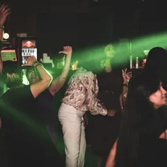 The dancefloor was alive with color and energy during the Phoolon Ki Holi event. I love dropping high-energy Bollywood tracks that match the festive mood.