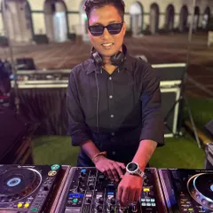 A shot from an evening event at an elegant outdoor venue. I always dress for the occasion while ensuring I am ready to deliver a great performance.