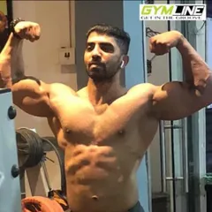Happy Pro-Pose Day from the Pro-Maker. A classic front double bicep pose, a staple in any bodybuilding routine.