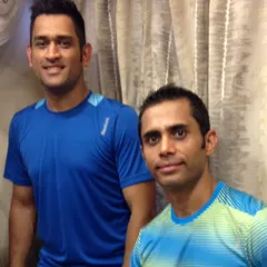 Another shot with Captain Cool. It's always a pleasure to work with athletes at the highest level.