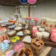 I'm so excited to have a pop-up at Alt.Tribe in Delhi. It's so wonderful to see all my handcrafted candles displayed together, ready to find their new homes.