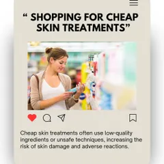 As a dermatologist, there are some things I would never do, like shopping for cheap, unregulated skin treatments. Low-quality ingredients and unsafe techniques can lead to skin damage and adverse reactions.