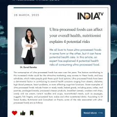 We are thrilled to be featured in The Indian Express and BW Healthcare World. Our expert insights on smart eating, decoding food cravings, and managing an upset stomach are now reaching a wider audience.