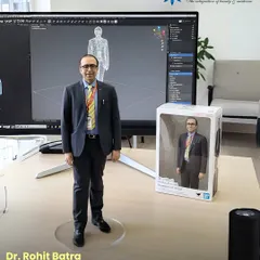 This image represents my passion for shaping the future of dermatology. I am constantly integrating the latest scientific advancements and technology at Dermaworld to provide my patients with the most effective skin and hair solutions available.