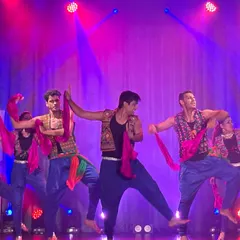 A high energy Bhangra fusion piece from one of our stage shows. We choreograph vibrant group dances like this for sangeets, getting the whole family involved and bringing the house down.