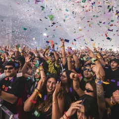 Confetti raining down on a crowd of thousands. This is the peak moment of a festival set, a memory of pure euphoria from the Charlotte de Witte show at NESCO, Mumbai.