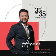 My official feature for the 35 Under 35 list. I am proud to be recognized as a visionary leader in the Indian wedding planning industry.