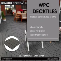 Walk on comfort, live in style. These dark gray WPC deck tiles are eco-friendly, easy to install, and low maintenance, perfect for creating a stylish patio or balcony floor.