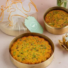 My Badam Rotla is a soft, rich almond sweet that is lightly sweetened and almost gluten-free. It's my take on indulgence that feels just right, perfect for festive moments.