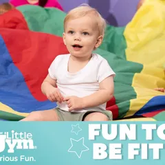 Our "Fun to be Fit" theme applies to all age groups. From babies to grade schoolers, we focus on empowering kids to embrace fitness as a joyous part of their lives.
