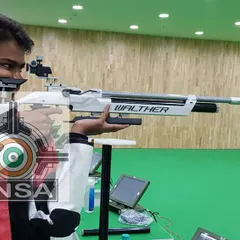 The focus of a competitive shooter is unmatched. This is a glimpse into the intense concentration required for 10M Air Rifle training, using world class equipment like the Walther rifle. We train our athletes to find stillness and precision under pressure.