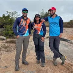 Our leadership team on the trail. We wear our brand with pride and are committed to delivering the highest quality of service and safety on every trek.