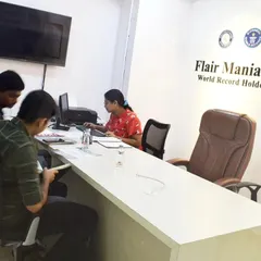Our admissions desk where future bartenders begin their journey. Our team is always ready to guide you through our various courses.