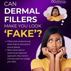 A common fear is that dermal fillers will look unnatural. The truth is, a "fake" appearance comes from poor technique or overfilling, not the product itself. My approach is rooted in facial anatomy to restore harmony and balance, ensuring you look like the best version of yourself.
