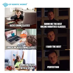 A little fun comparing different types of coding classes. We believe our approach, which combines fun, hands-on building, and our AI-powered learning platform, offers the perfect blend for effective and engaging education.