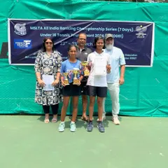 The team behind the champion. Our coaches and staff celebrate with Eshal Pathan after her successful run at the U16 AITA Championship Series. Our program is designed to provide a complete support system for players on their path to pro or college tennis.