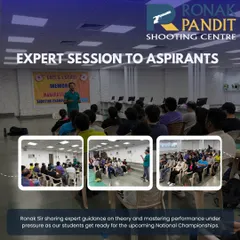 Here I am sharing expert guidance with our aspirants to help them master performance under pressure. These sessions on theory and mental strategy are key as our students prepare for National Championships.