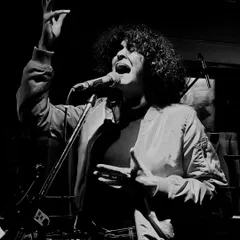 Fully in the moment during a jazz and soul set at Cobbler & Crew in Pune. This black and white photo captures the raw passion I bring to every performance, no matter the size of the stage.