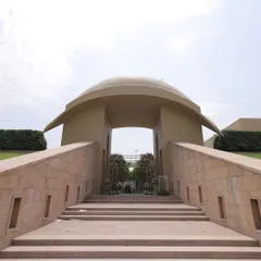 The stunning architecture of a luxury wedding venue, providing a grand backdrop for the celebrations.