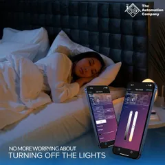 Never worry about turning off the lights again. Our systems allow you to control lighting from your phone, whether you're in bed or away from home, providing both convenience and peace of mind.