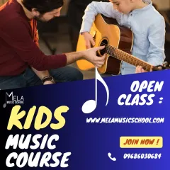 Our kids' music courses are open for enrollment. We provide a nurturing environment where children can explore instruments like the guitar with expert guidance.