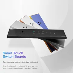 Our Smart Touch Switch Boards are designed to be a style statement. They combine smooth touch operation with premium finishes, turning everyday control into an act of sophistication.