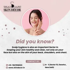Did you know that poor scalp hygiene can lead to skin issues beyond your head? An oily or infected scalp can cause acne and dermatitis on your back, shoulders, and chest. Maintaining a clean scalp is important for your overall skin health.