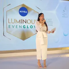 Presenting the features of the new Nivea product. My job is to translate technical details into engaging, relatable benefits for the audience.