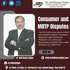 Our firm provides expert legal advice and handles litigation for disputes under the Consumer Protection Act (CPA). We are committed to defending your rights as a consumer and have extensive experience in matters related to the Monopolies and Restrictive Trade Practices Act (MRTP Act).