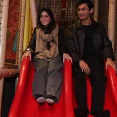 Even grown-ups can't resist our slides! We were so happy to host the talented actress Tanya Maniktala, who joined in on the fun during a birthday party.