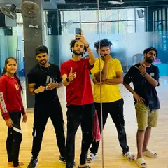 The instructor squad. We work together to create the fun and high-energy choreography that our students love to learn and perform.
