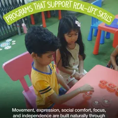 Our programs are designed to support real-life skills. Movement, expression, social comfort, and independence are built naturally through our structured activities.