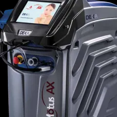 Completing my laser arsenal is the Motus AX. By combining this with my other systems, I can address the full spectrum of hair types and conditions. This is particularly important for complex cases like PCOS-related hair growth or for men, who often have denser hair and deeper follicles requiring a specific treatment strategy.