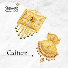 Culture and tradition captured in gold. This image displays two unique pendants with intricate filigree work and cultural motifs, perfect for creating custom necklaces.