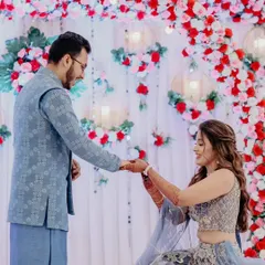 Who says he has to be the one to ask? I absolutely loved capturing this moment where she went down on one knee during their engagement ceremony. His awestruck expression says it all. Your love story, your rules.
