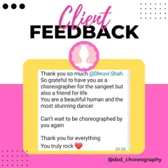 "So grateful to have you as a choreographer but also a friend for life." I truly cherish the friendships I build with my clients throughout the wedding journey.