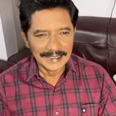 The final look for my Chithapa. The makeup is subtle, simply enhancing his features, and the hairstyle is sleek and modern. It proves that a great makeover is timeless.