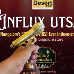 Thrilled to receive the "Best Host" award at the Influx Utsav. It was an honor to host Mangalore's first-ever influencer meet and be recognized for my work.